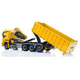 1:14 10x10 Metal RC Hydraulic Dump Car Remote Control Crane Full Dumper Trucks 9-Channel Reversing Valve with Light Sound System