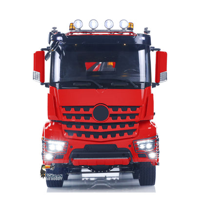 Toucanhobby 1/14 10*10 Metal RC Hydraulic Roll 0n Off Dumper 3 Speed Transmission Rear Axle Steering 9-way Reversing Valve Model