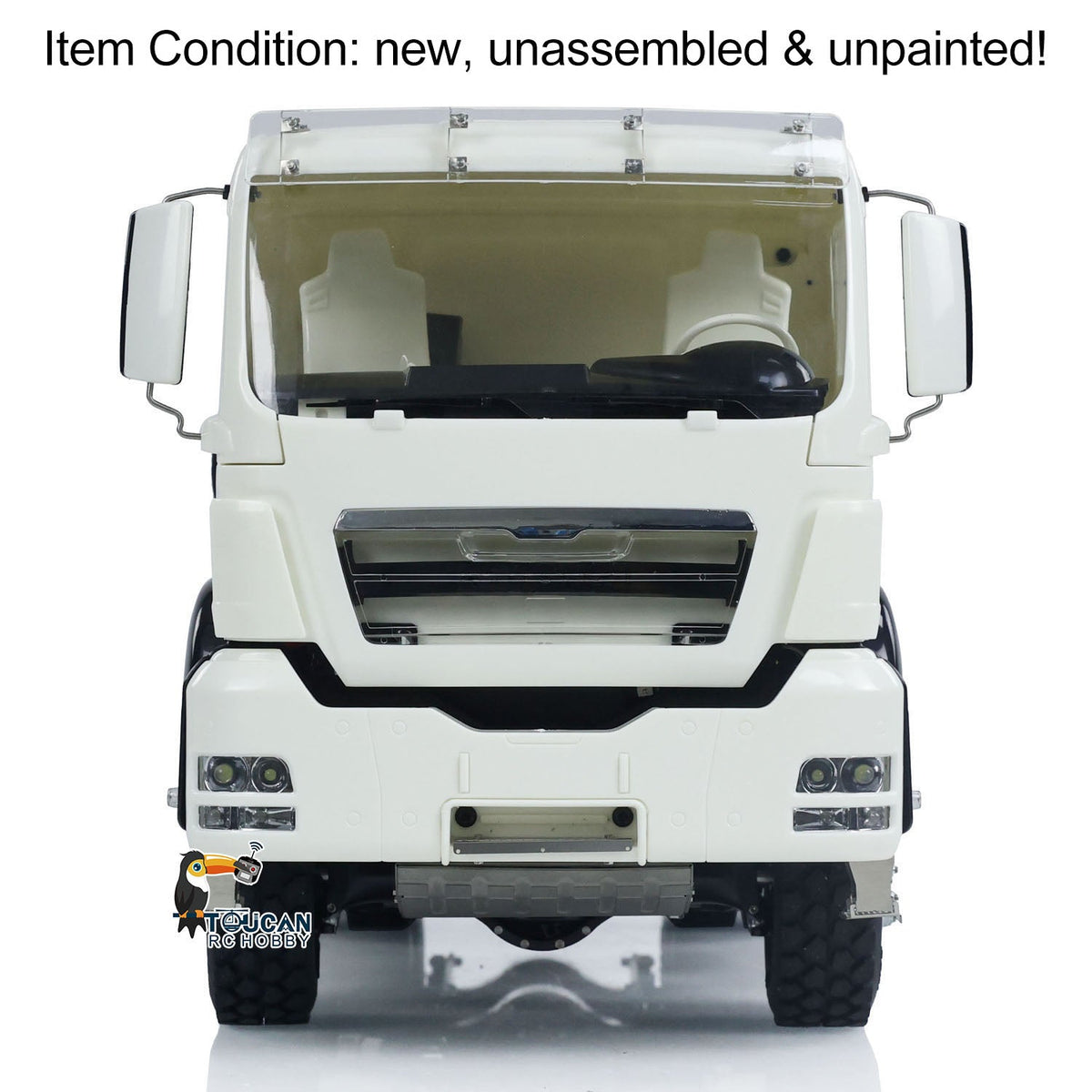 TOUCAN RC HOBBY LESU TGS Cabin 1/14 8*8/6*6 Metal RC Dumper Truck Hydraulic Contruction Vehicle 540 Brushed Motor Light Sound for Professional Model Hobbyists