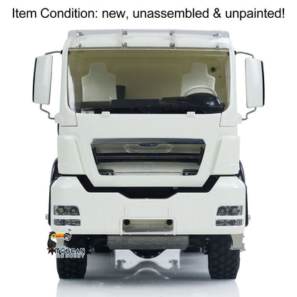 TOUCAN RC HOBBY LESU TGS Cabin 1/14 8*8/6*6 Metal RC Dumper Truck Hydraulic Contruction Vehicle 540 Brushed Motor Light Sound for Professional Model Hobbyists