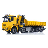 Toucanhobby 1/14 10*10 Metal RC Hydraulic Roll 0n Off Dumper 3 Speed Transmission Rear Axle Steering 9-way Reversing Valve Model