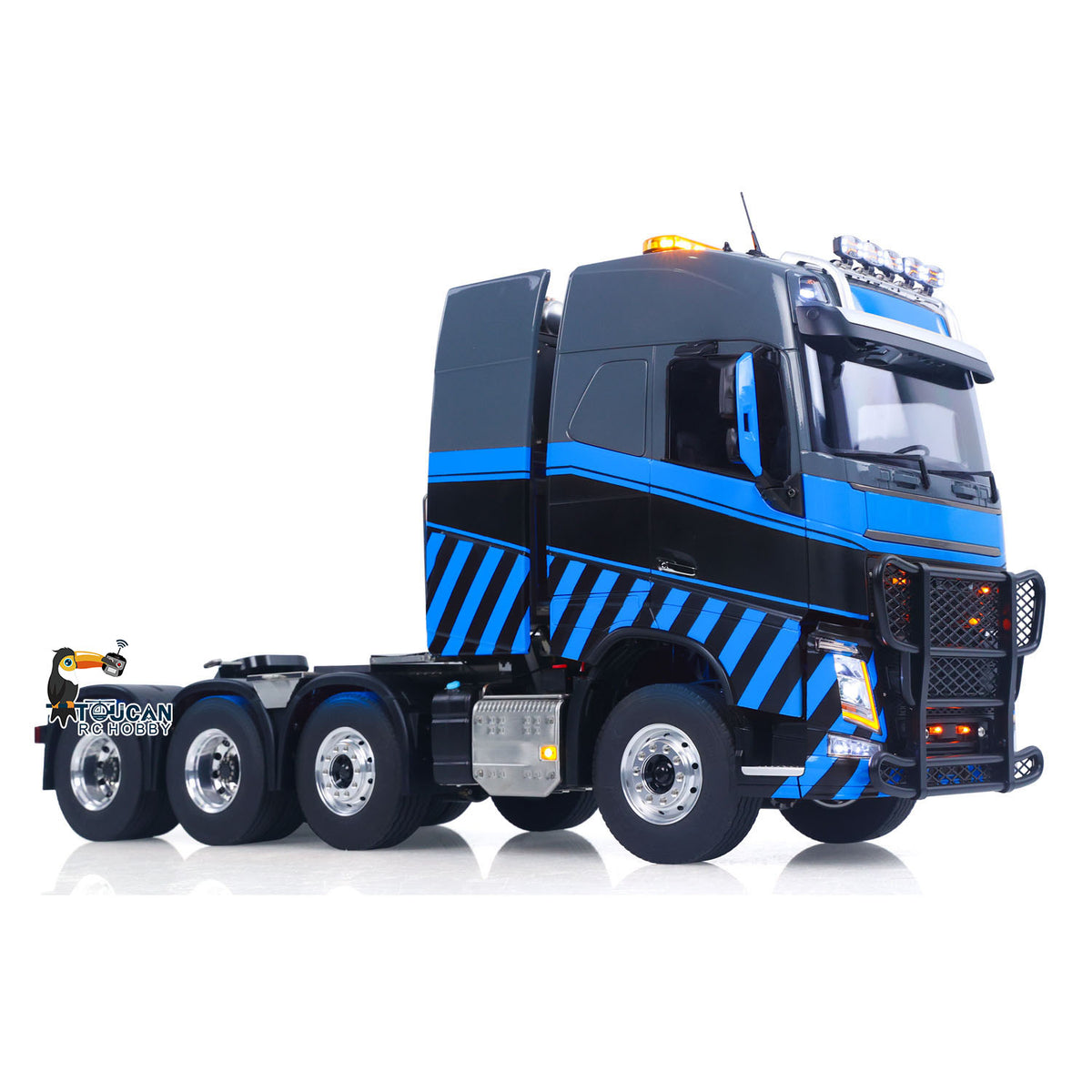 8x8 1/14 Remote Control Tractor Truck 56360 TOUCAN 2Speed Gearbox Light System Sounds Smoke Unit Axle Locks Flysky Radio