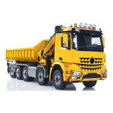Toucanhobby 1/14 10*10 Metal RC Hydraulic Roll 0n Off Dumper 3 Speed Transmission Rear Axle Steering 9-way Reversing Valve Model