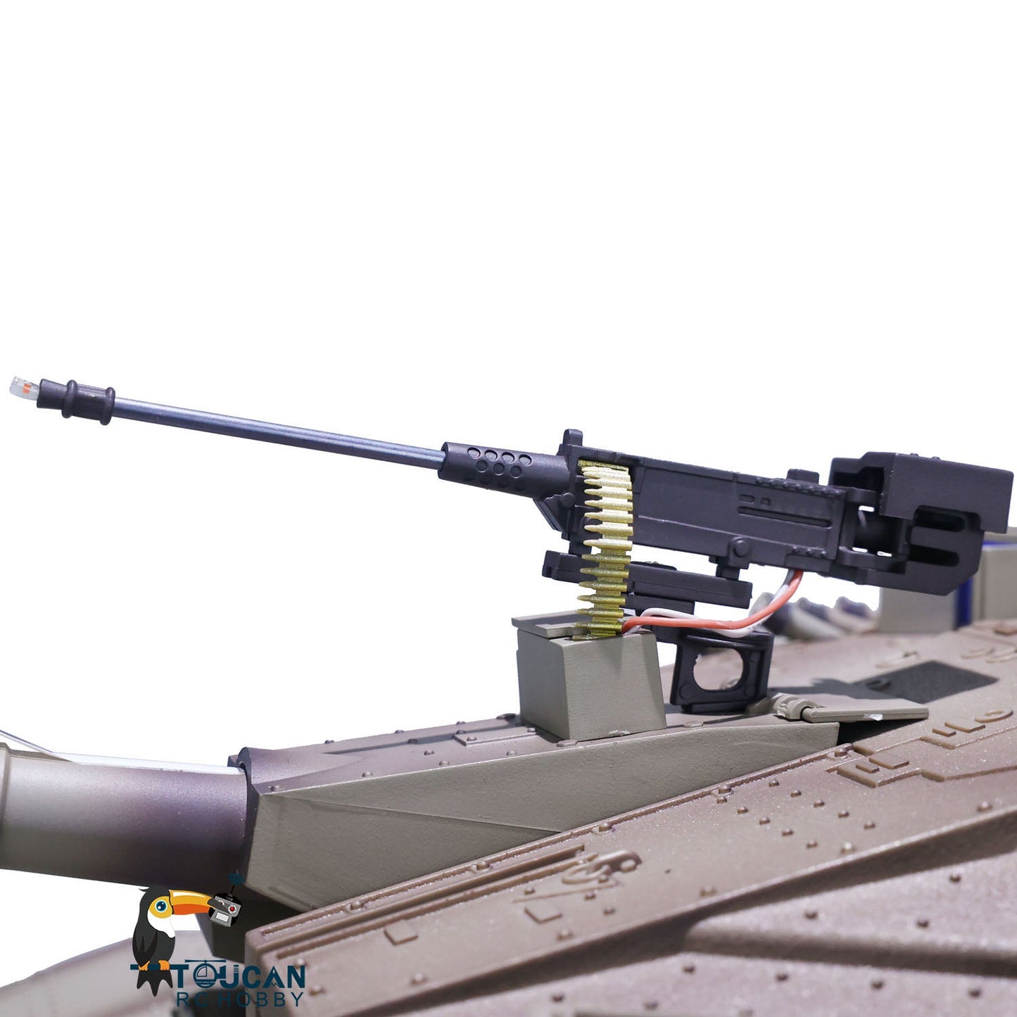 HengLong 1/16 TK7.1 IDF Merkava MK IV 3958 RTR RC Tank with FPV 360 Degrees Turret IR Smoke Unit BB Sounds Lights Metal Chassis Steel Gearbox