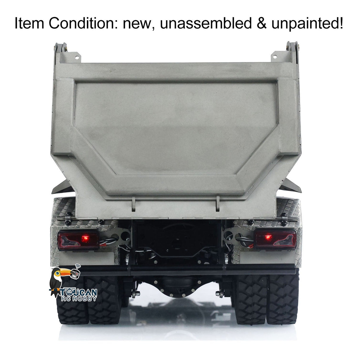 TOUCAN RC HOBBY LESU TGS Cabin 1/14 8*8/6*6 Metal RC Dumper Truck Hydraulic Contruction Vehicle 540 Brushed Motor Light Sound for Professional Model Hobbyists