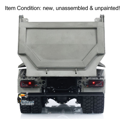 TOUCAN RC HOBBY LESU TGS Cabin 1/14 8*8/6*6 Metal RC Dumper Truck Hydraulic Contruction Vehicle 540 Brushed Motor Light Sound for Professional Model Hobbyists