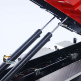 Metal 1/14 Hydraulic RC Dumper Car 10x10 Full-dump Crane Truck Rear Axle Lifting With 3-speed Gearbox Light Sound System Motor ESC