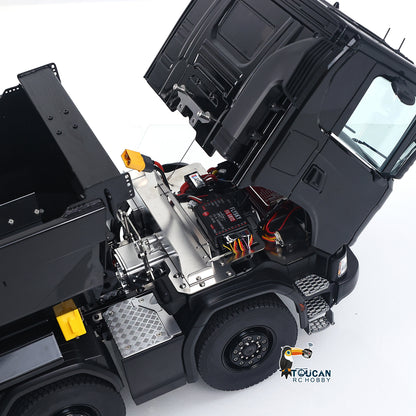 TOUCAN RC HOBBY Double E E118-001-G540 1/14 8X8 RC Hydraulic Dumper Remote Control Tipper 2Speed Transmission for Hobbyists