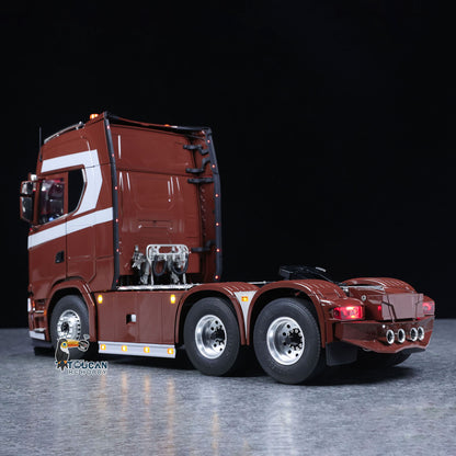 TOUCAN RC HOBBY 1/14 Remote Control Tractor Truck 770S 3Speed 6x2 Metal Chassis Axle Lock RC Lorry Vehicle Flysky ST8 Radio RTR Model
