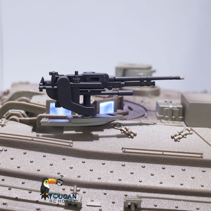 HengLong 1/16 TK7.1 IDF Merkava MK IV 3958 RTR RC Tank with FPV 360 Degrees Turret IR Smoke Unit BB Sounds Lights Metal Chassis Steel Gearbox