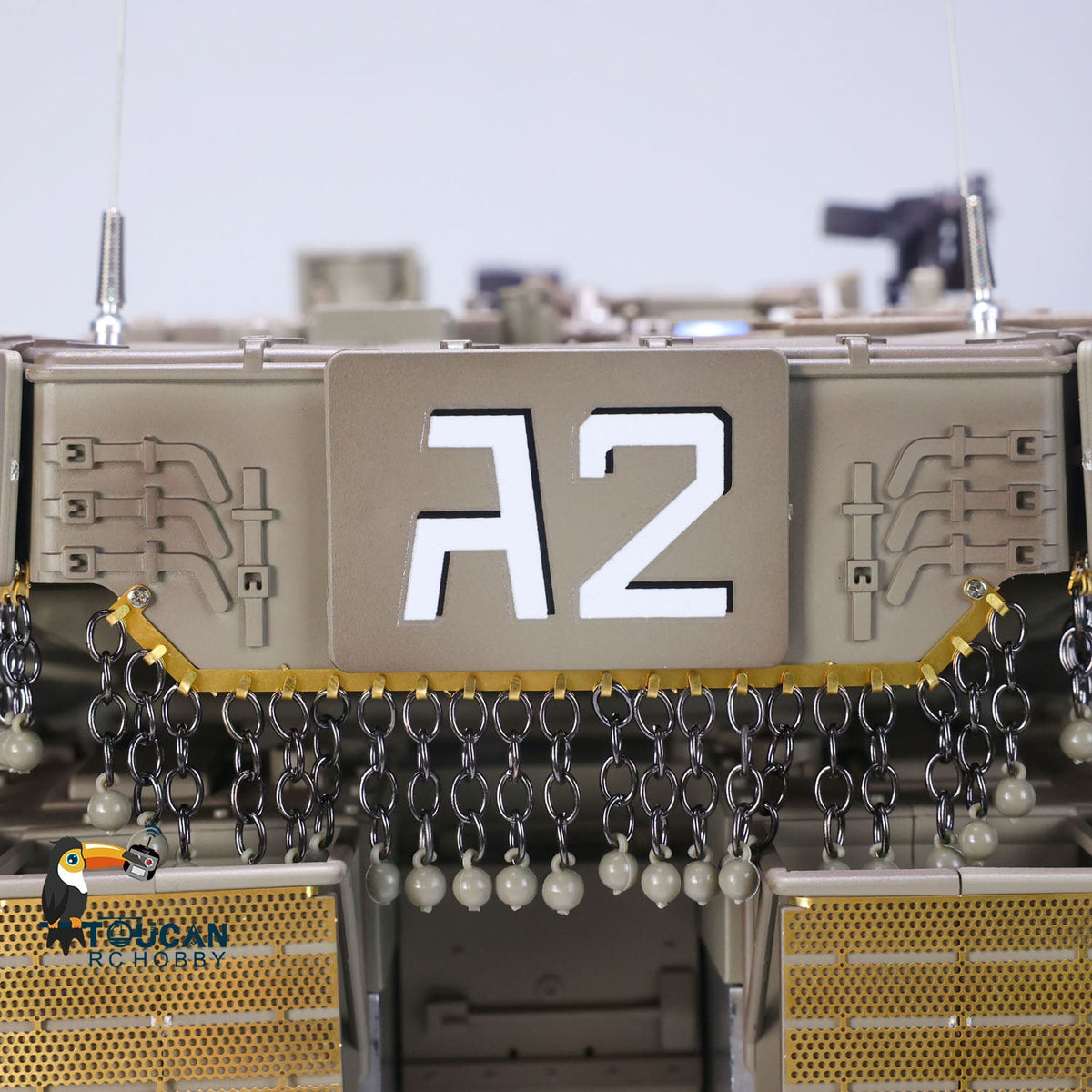 HengLong 1/16 TK7.1 IDF Merkava MK IV 3958 RTR RC Tank with FPV 360 Degrees Turret IR Smoke Unit BB Sounds Lights Metal Chassis Steel Gearbox
