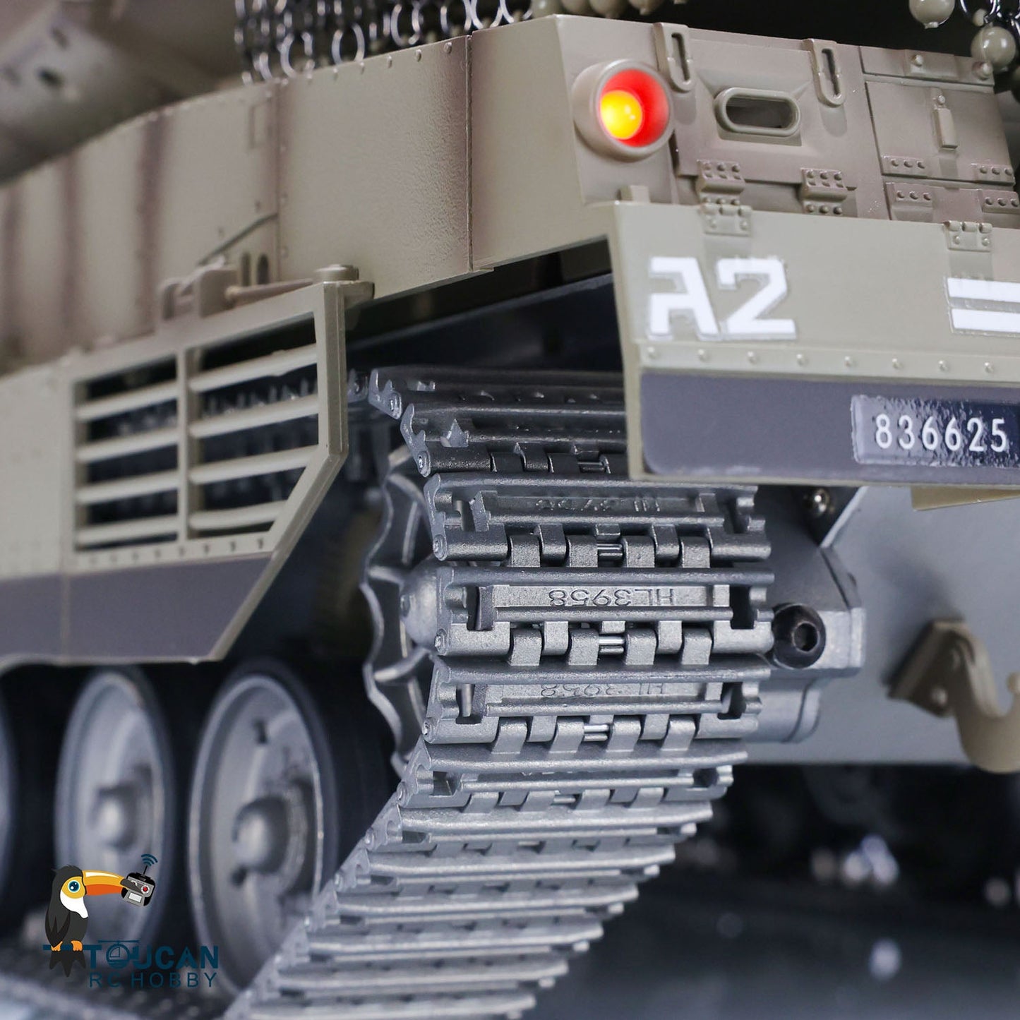 HengLong 1/16 TK7.1 IDF Merkava MK IV 3958 RTR RC Tank with FPV 360 Degrees Turret IR Smoke Unit BB Sounds Lights Metal Chassis Steel Gearbox