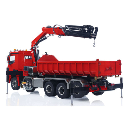 Toucanhobby 1/14 10*10 Metal RC Hydraulic Roll 0n Off Dumper 3 Speed Transmission Rear Axle Steering 9-way Reversing Valve Model