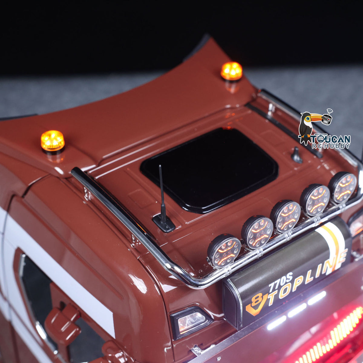 TOUCAN RC HOBBY 1/14 Remote Control Tractor Truck 770S 3Speed 6x2 Metal Chassis Axle Lock RC Lorry Vehicle Flysky ST8 Radio RTR Model
