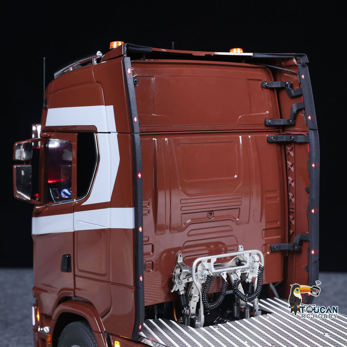 TOUCAN RC HOBBY 1/14 Remote Control Tractor Truck 770S 3Speed 6x2 Metal Chassis Axle Lock RC Lorry Vehicle Flysky ST8 Radio RTR Model