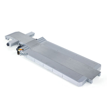 TOUCAN RC HOBBY UNABLE TO Germany, Austria, Switzerland 1/14 DoubleE Metal 2 Axels Low Trailer Flatbed E012 001 for Remote Control Tractor Truck E113 RC Lorry Car Model Upgrade Parts