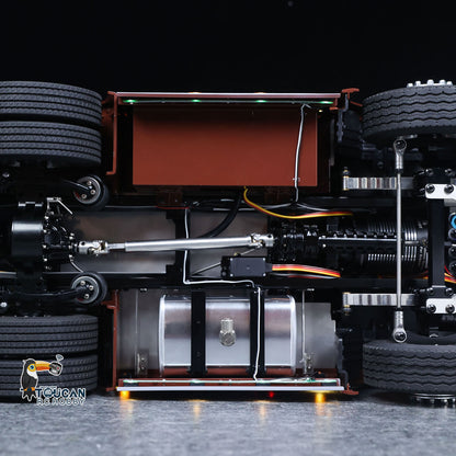 TOUCAN RC HOBBY 1/14 Remote Control Tractor Truck 770S 3Speed 6x2 Metal Chassis Axle Lock RC Lorry Vehicle Flysky ST8 Radio RTR Model