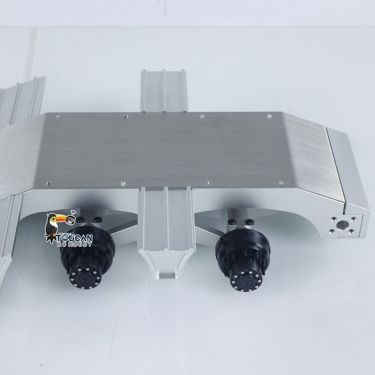 TOUCAN RC HOBBY UNABLE TO Germany, Austria, Switzerland 1/14 DoubleE Metal 2 Axels Low Trailer Flatbed E012 001 for Remote Control Tractor Truck E113 RC Lorry Car Model Upgrade Parts