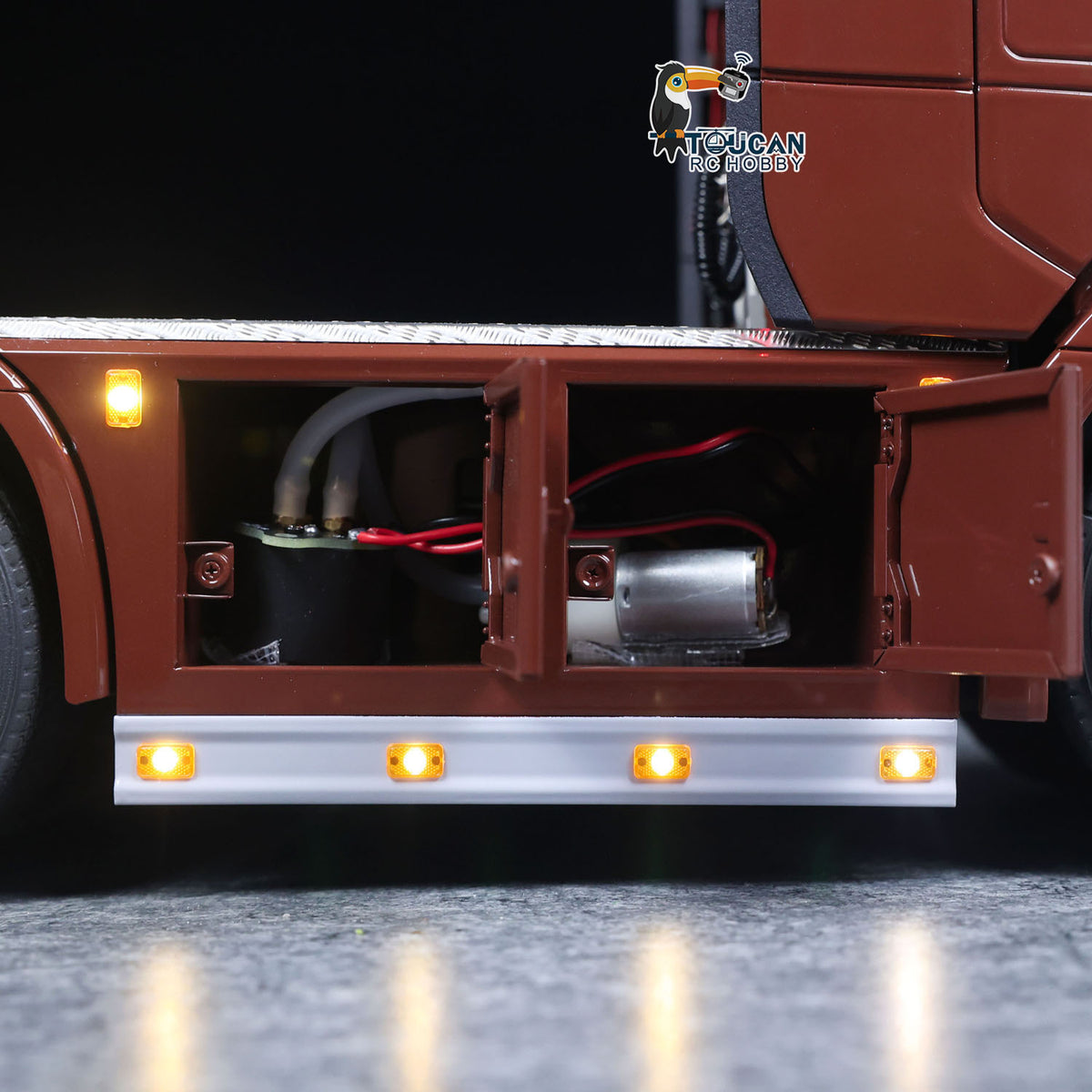 TOUCAN RC HOBBY 1/14 Remote Control Tractor Truck 770S 3Speed 6x2 Metal Chassis Axle Lock RC Lorry Vehicle Flysky ST8 Radio RTR Model
