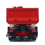 RC 1/14 10x10 Hydraulic Crane Tipper Construction Truck Full Dumper Lorry U-shaped Short Bucket Rear Axle Lifting Steering XELite Radio
