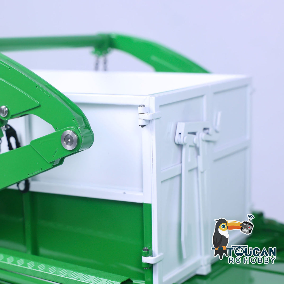 JXMODEL Metall lackiert 1/14 6 * 4 RC Hydraulischer Muldenkipper Ferngesteuerter Absetzkipper Kipper Schwenkarm RTR VL18U F2000 
