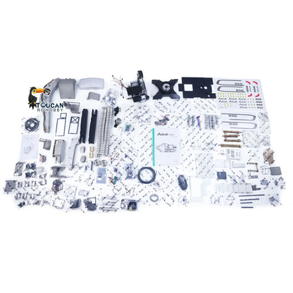 In Stock TOUCAN RC HOBBY Metal LESU 1/14 RC Hydraulic Excavator 2 Arms LR956 Remote Control Digger Model 4MPA Dual Pumps Light 3S Battery PL18EV LITE