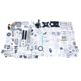 Metal LESU 1/14 RC Hydraulic Excavator 2 Arms LR956 Remote Control Digger Model 4MPA Dual Pumps Light 3S Battery PL18EV LITE