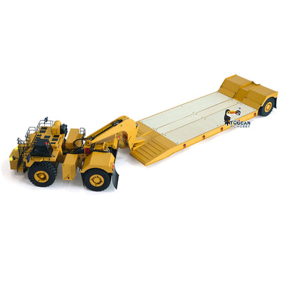 Pre-order 1.8Meters Long! Metal 1/20 RC Heavy Duty Hydraulic Mining Trailer C739D PRO Gooseneck Car Remote Control Construction Vehicle