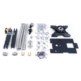 Metal LESU 1/14 RC Hydraulic Excavator 2 Arms LR956 Remote Control Digger Model 4MPA Dual Pumps Light 3S Battery PL18EV LITE
