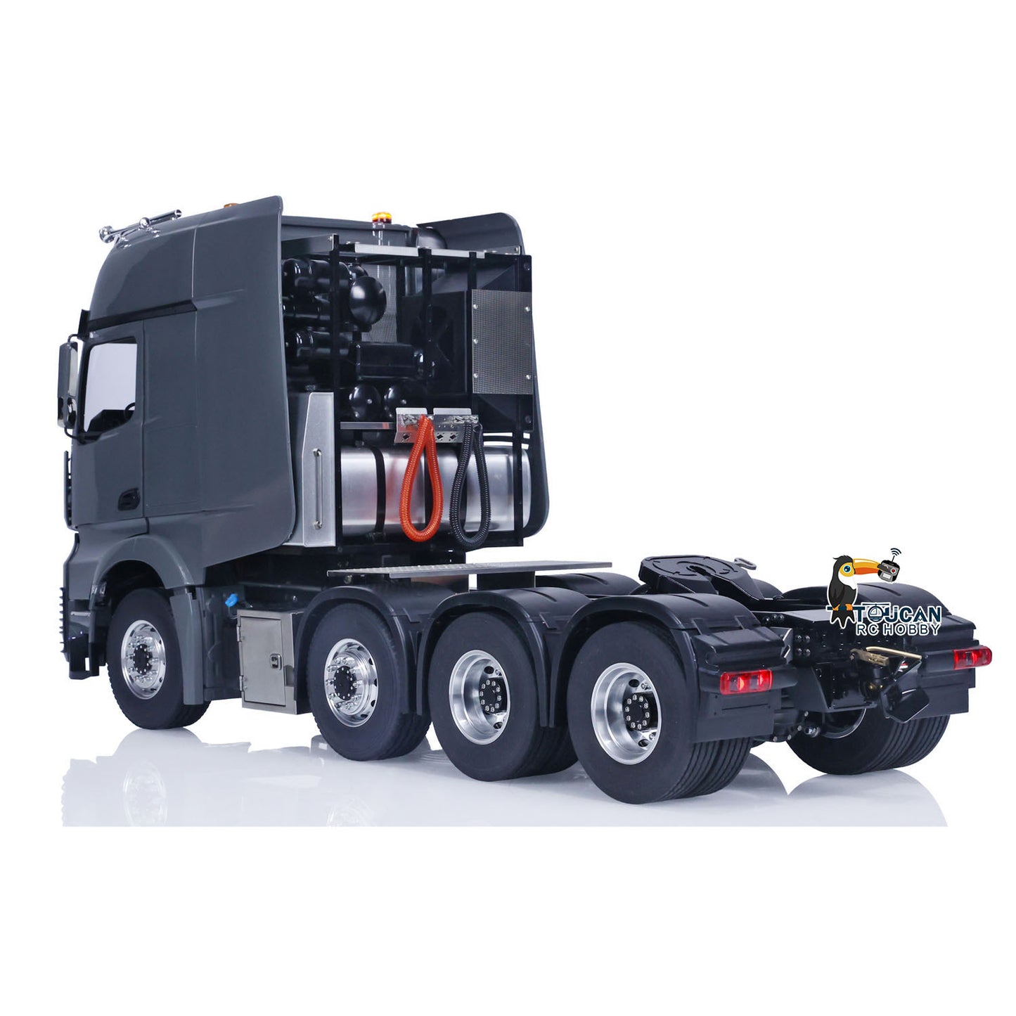 TOUCAN 1:14 RC Sattelzugmaschine 8*8 Metall Schweres Chassis Ferngesteuertes Auto Lackiert Zusammengebaut 3-Gang-Getriebe