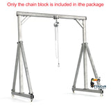 JDM Metal Chain Block/Gantry Crane for 1/10 RC Crane Remote Control Heavy Load Lifting Vehicle DIY Model Designed