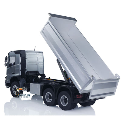 In Stock TOUCAN RC HOBBY DoubleE E015 001 1/14 RC Dump Truck 6X4 Electric Lifting Remote Control Tipper VO Metal Drive Shafts Chassis Model Vehicle RTR