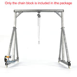 JDM Metal Chain Block/Gantry Crane for 1/10 RC Crane Remote Control Heavy Load Lifting Vehicle DIY Model Designed