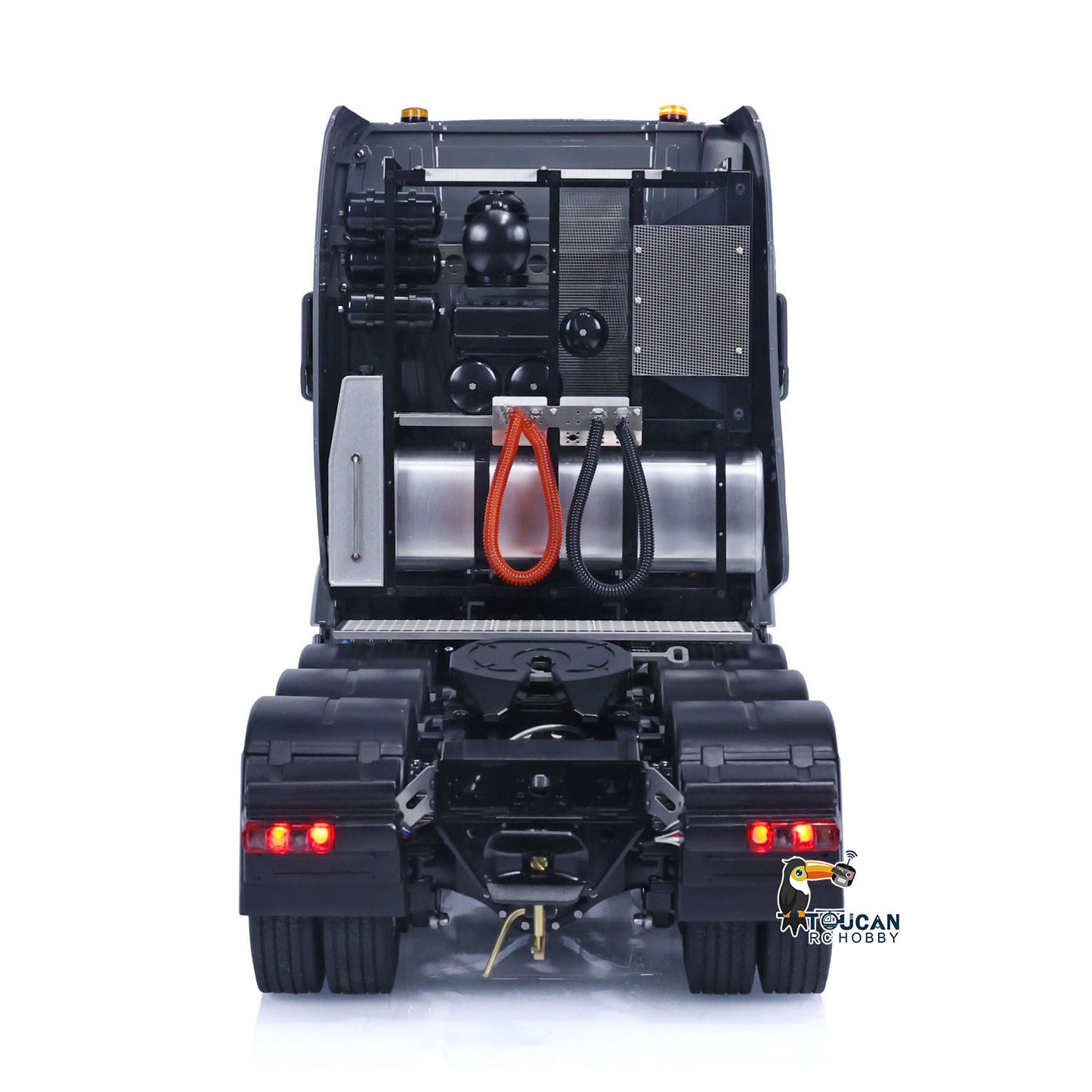 TOUCAN 1:14 RC Sattelzugmaschine 8*8 Metall Schweres Chassis Ferngesteuertes Auto Lackiert Zusammengebaut 3-Gang-Getriebe