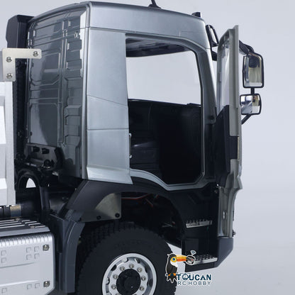 In Stock TOUCAN RC HOBBY DoubleE E015 001 1/14 RC Dump Truck 6X4 Electric Lifting Remote Control Tipper VO Metal Drive Shafts Chassis Model Vehicle RTR