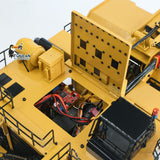 1.8Meters Long! Metal 1/20 RC Heavy Duty Hydraulic Mining Trailer C739D PRO Gooseneck Car Remote Control Construction Vehicle