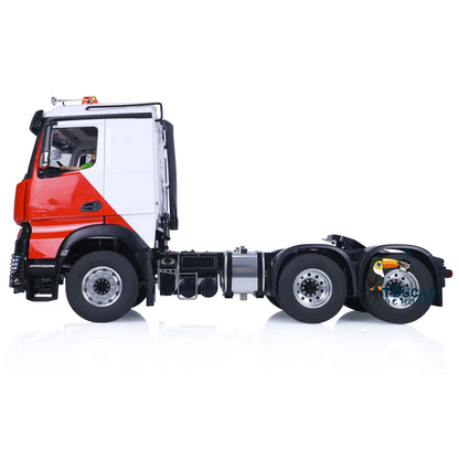1/14 TOUCAN Lackiert Montiert 6x6 Metall Chassis RTR RC Sattelzugmaschine für Tamiya 1851 3363 Elektrische Lkw Modell