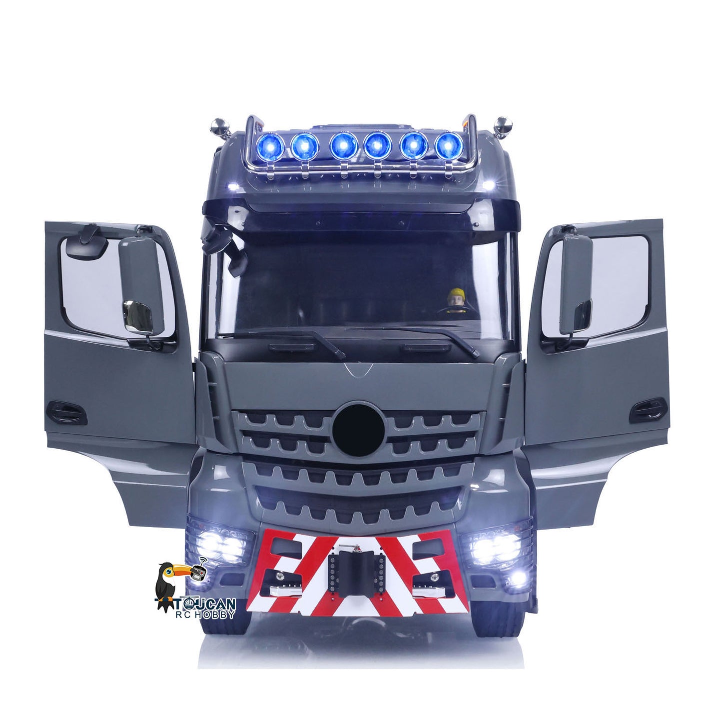 TOUCAN 1:14 RC Sattelzugmaschine 8*8 Metall Schweres Chassis Ferngesteuertes Auto Lackiert Zusammengebaut 3-Gang-Getriebe
