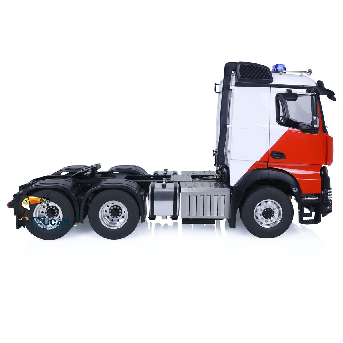 1/14 TOUCAN Lackiert Montiert 6x6 Metall Chassis RTR RC Sattelzugmaschine für Tamiya 1851 3363 Elektrische Lkw Modell