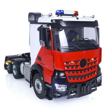 TOUCAN RC HOBBY  1/14 RC Tractor Truck 6x6 1851 Electric Lorry Trucks Metal Chassis Differential Lock Axles Model