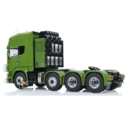 TOUCAN RC HOBBY 1/14 8X8 RC Tractor Truck  Metal Chassis Remote Control Trucks Light Sound
