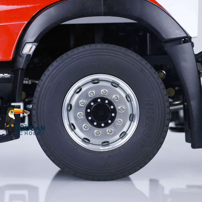 1/14 TOUCAN Lackiert Montiert 6x6 Metall Chassis RTR RC Sattelzugmaschine für Tamiya 1851 3363 Elektrische Lkw Modell