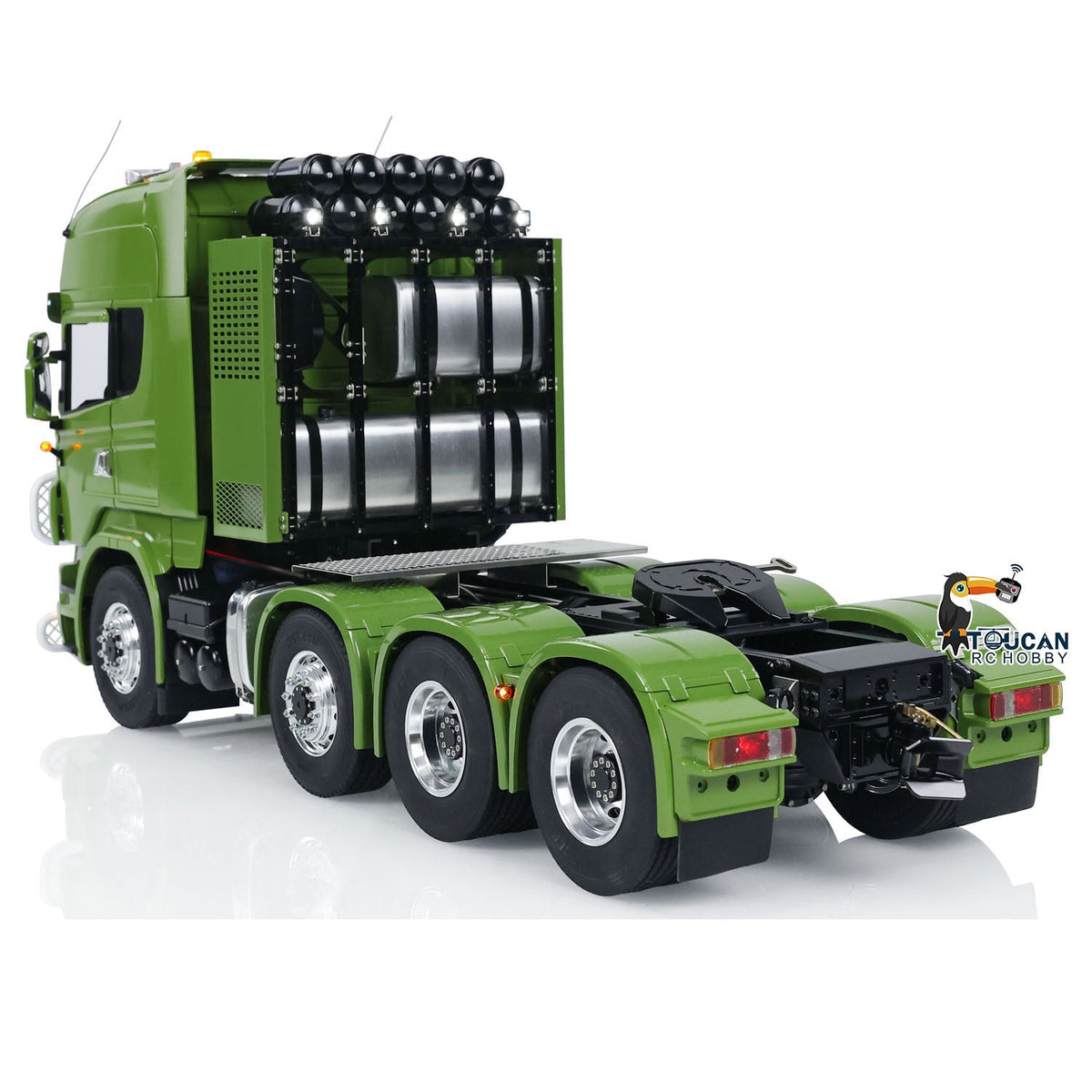 TOUCAN RC HOBBY 1/14 8X8 RC Tractor Truck  Metal Chassis Remote Control Trucks Light Sound