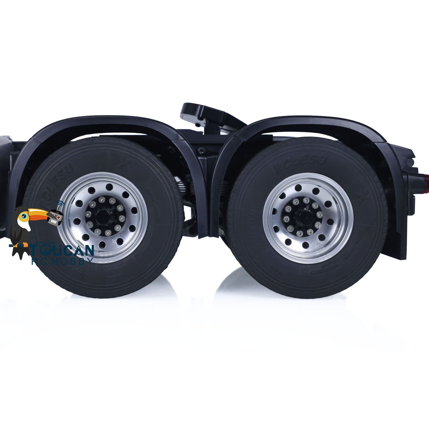 1/14 TOUCAN Lackiert Montiert 6x6 Metall Chassis RTR RC Sattelzugmaschine für Tamiya 1851 3363 Elektrische Lkw Modell