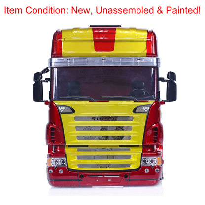TOUCAN RC HOBBY Hobby RC Car Body Shell High-roof Cabin for 6x6 6x4 1/14 Remote Control Tractor Truck Construction Vehicle DIY Model