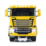 Metal 1/14 Hydraulic RC Dump Truck 8x8 Full Tipper Differential Lock Axles 3Speed Gearbox Wheel Hub Reduction Flysky Radio Control