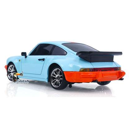 TOUCAN RC HOBBY LDRC LD1898 1:18 2.4G RC Drift Car 10KM/H 4*2 Radio Control Racing Vehicles 911 Gyroscope Metal Drive Shaft Light RTR Battery