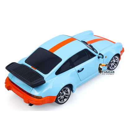 TOUCAN RC HOBBY LDRC LD1898 1:18 2.4G RC Drift Car 10KM/H 4*2 Radio Control Racing Vehicles 911 Gyroscope Metal Drive Shaft Light RTR Battery