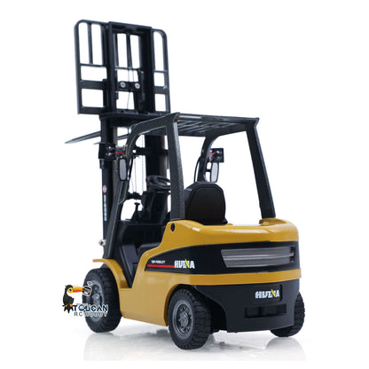 TOUCAN RC HOBBY HUINA 1/50 Electric Remote Control Forklift 9925 Mini Warehouse RC Model Desktop Level Light Sound Effect Battery