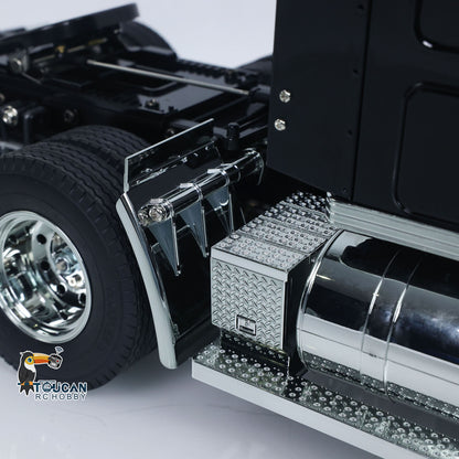 TOUCAN RC HOBBY Customized DIY Knight Hauler 56314 6*4 1/14 RC Tractor Truck Remote Control Lorry Car Model Light Sound I6S Radio Battery